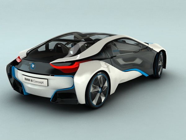 bmw i8 concept 3d model - BMW i8 Concept by vl_dm